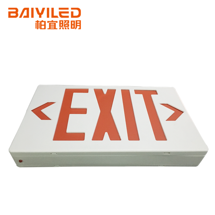 Emergency Design Backup Edge-Lit 120/277 V Led Exit Sign With Battery