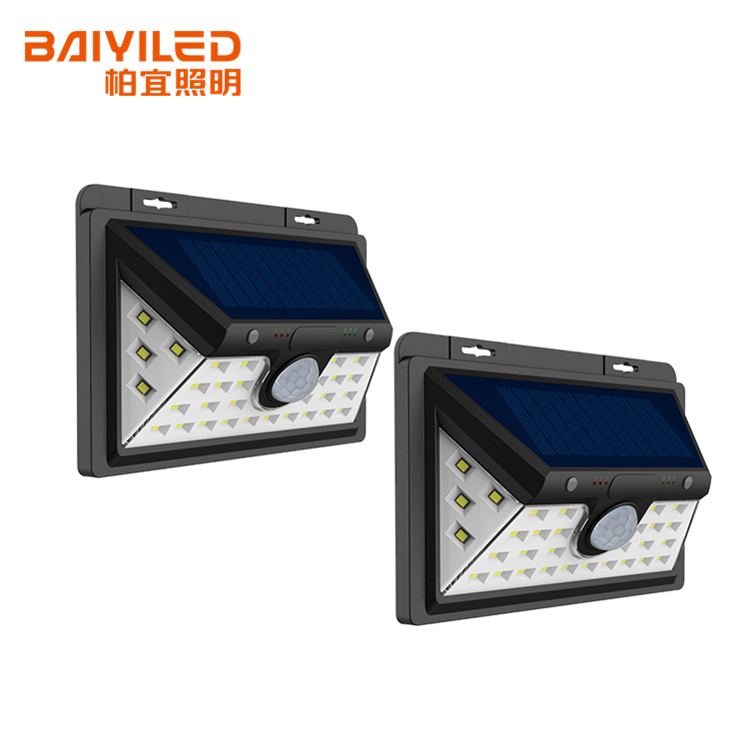 Powered Wall Garden Led Motion Sensor 48Led Solar Light