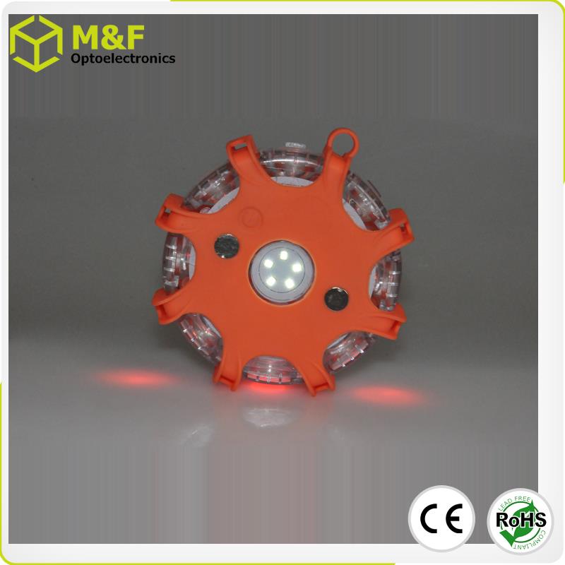 Dp led emergency traffic light warning item with strong magnet dry battery