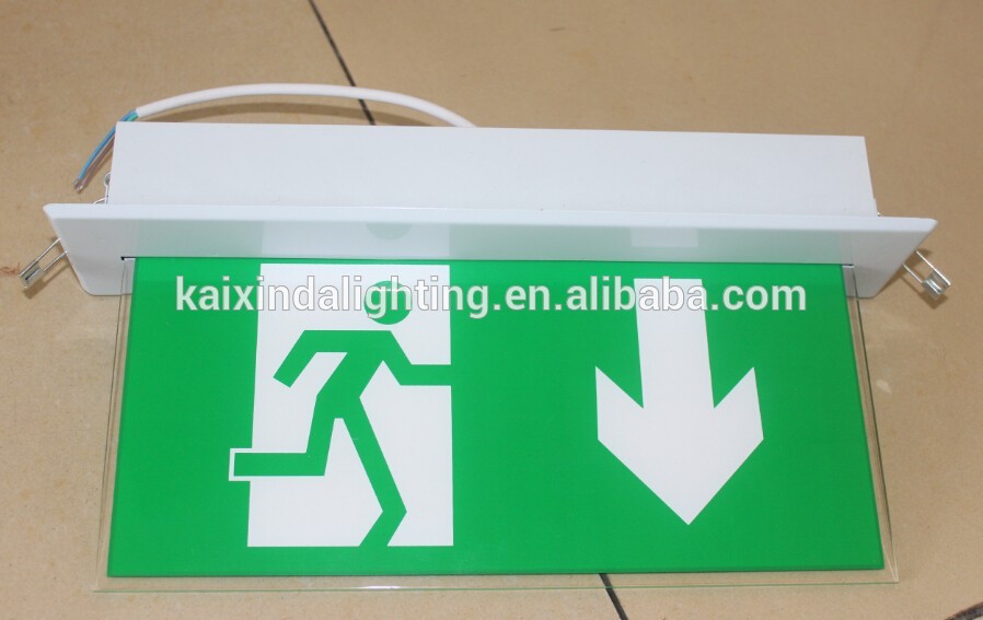 led emergency exit signs 3W SMARTLED SE-0301 series CE ROHS 2 years warranty led acrylic exit sign led emergency exit sign