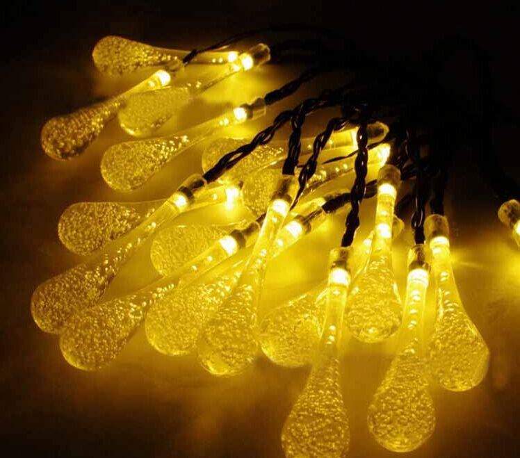 AC100-240V Meteor Shower Rain Tube String Light Outdoor Fairy String Garland LED 240Leds Garden Xmas String Light