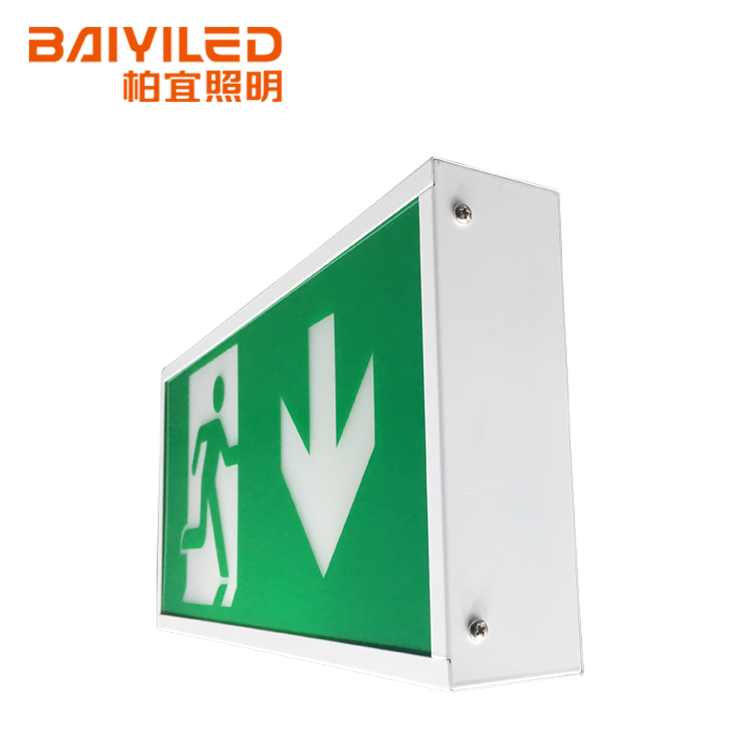 Emergency Acrylic Board Led Running Man Uk Fire Door Stopper Exit Sign