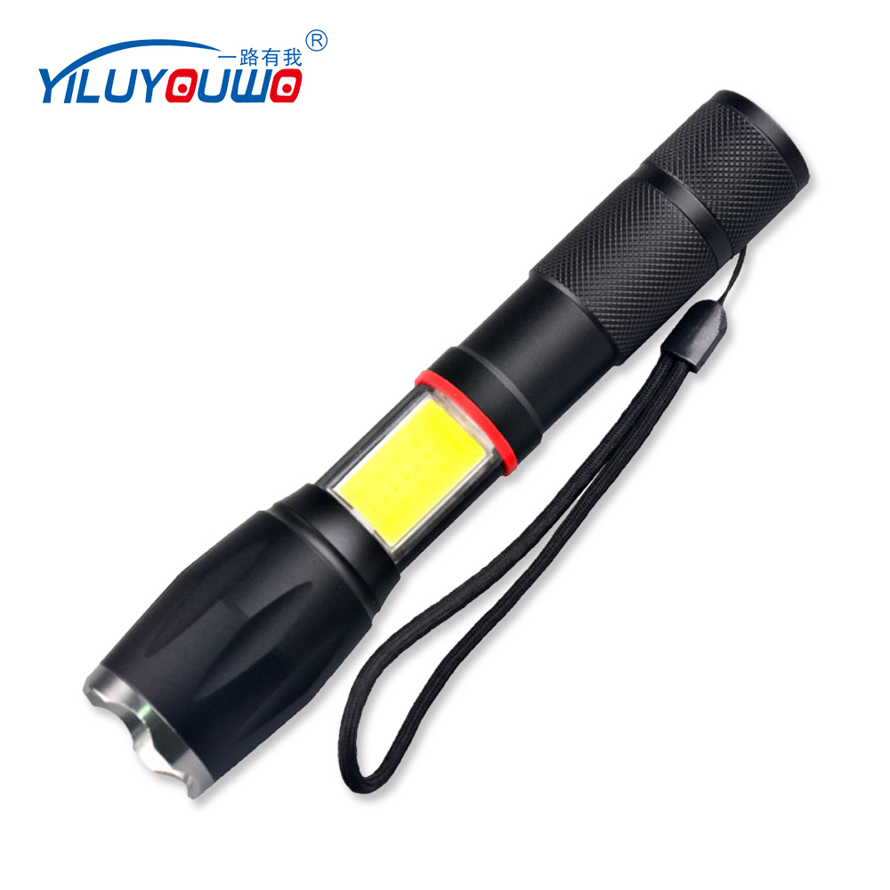 New Product Multi Function Waterproof Aluminum Hidden COB High Power Tactical LED Flashlight With Tail Magnet For Work Lighting