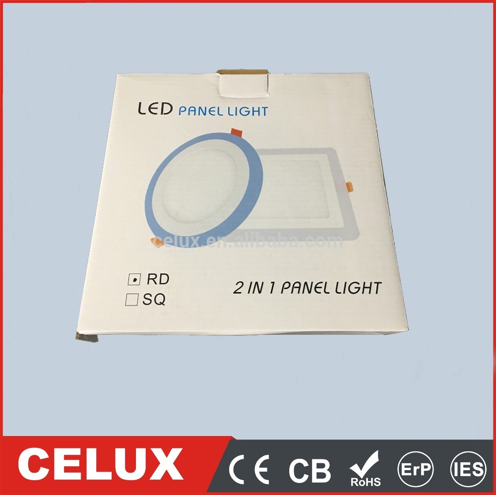 Surface 18W plus 6W double color led panel light