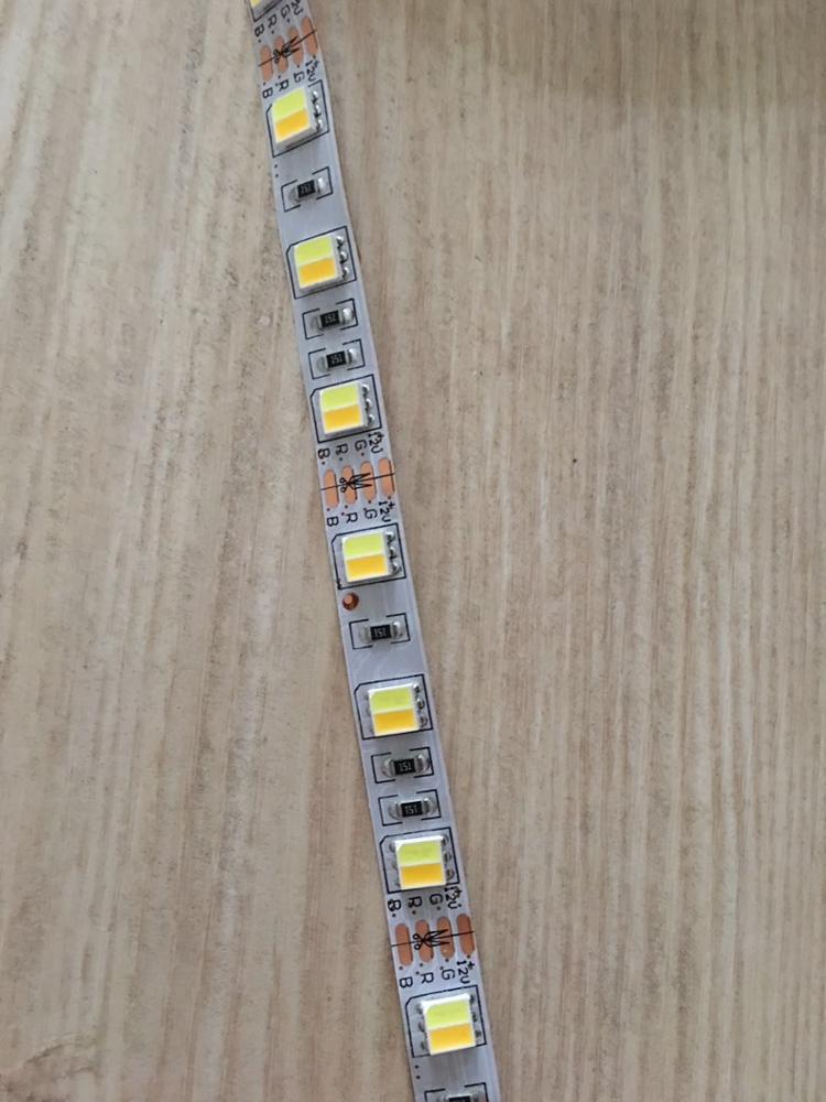 High CRI white+warm white CCT 12/24V 2 in 1 60LEDs/m 5050 flexible strips led light 12V 24V 2 In 1 5050 300Leds ip65 ip67