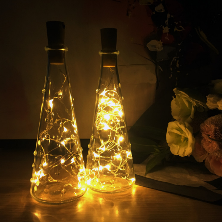 Hot sale Fairy Valentines Wedding Decoration Under Usb Wine Lamp Bottle Light