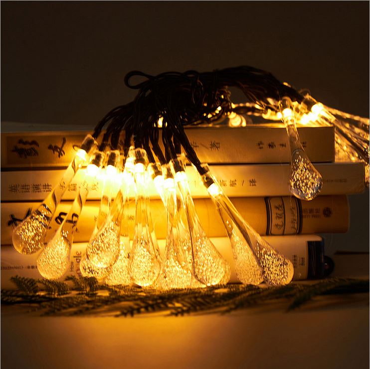 30LED solar light string outdoor waterproof garden festival string lights Christmas solar string lights