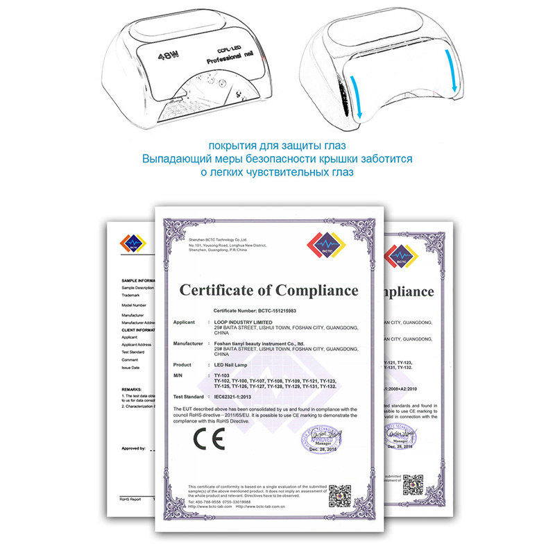 Gel Pal professional 48w uv led auto sensor nail lamp