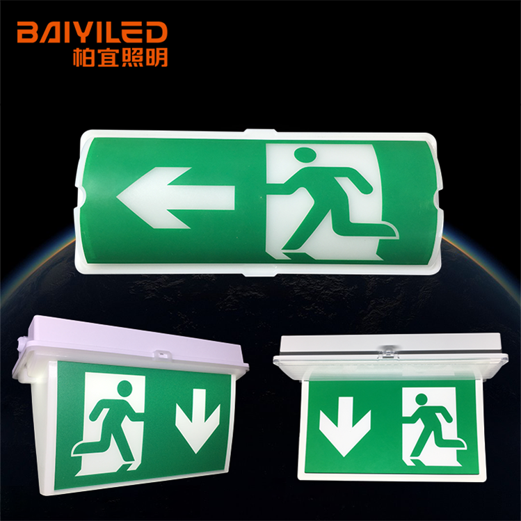 Emergency Luminous Signage Nz Led / Entrance Exit Sign Board