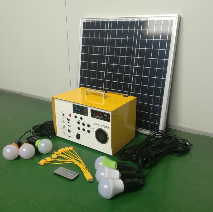 Professional manufacturer high quality Off Grid 50w 40w 60w 30w Solar Power System for family use