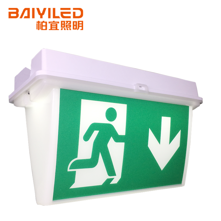 Double Side Signage Lamp Flashing Glow In The Dark For Emergency Exit Sign