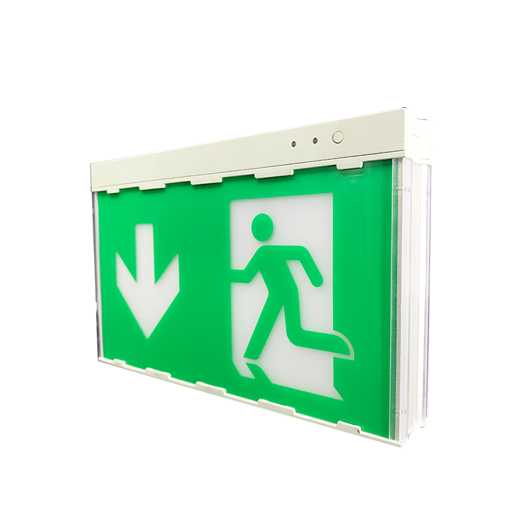 Hot sale Metal Fire Polyester Emergency Portable Led Lamp Practical Light Exit Sign