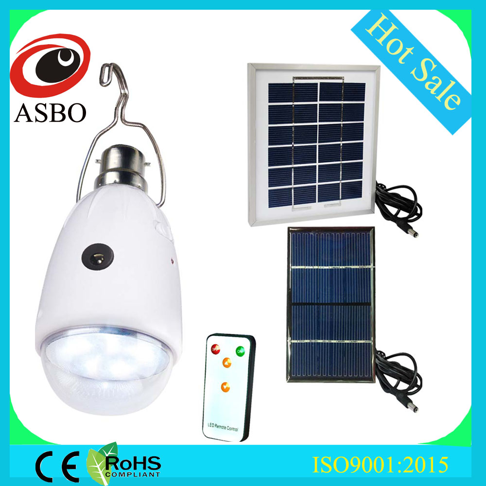 2W solar rechargeable lights for boat