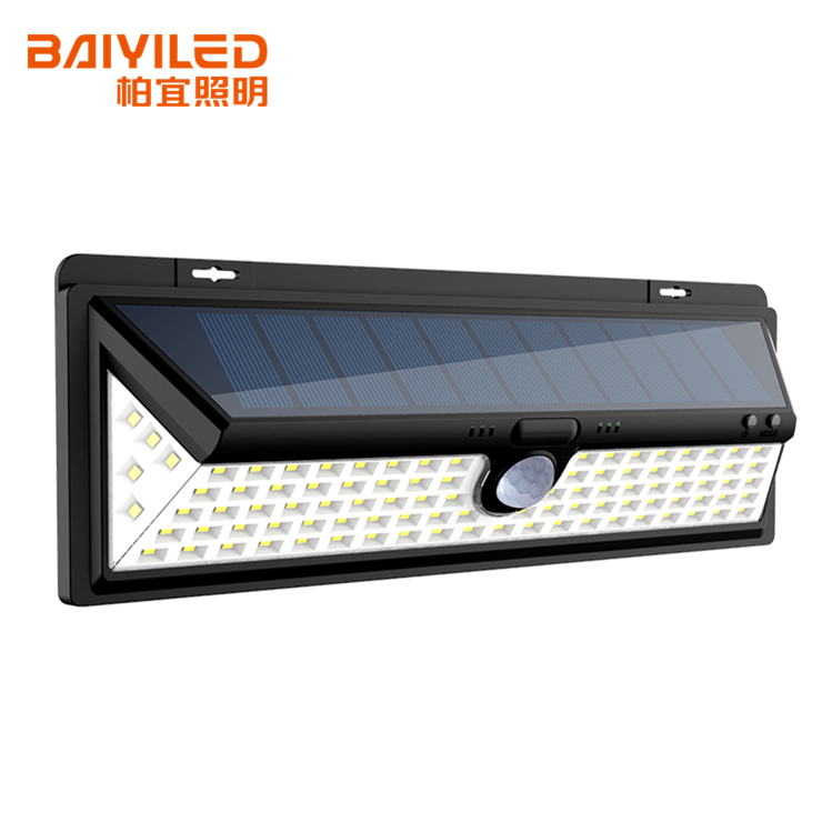 Small Led Light Flame Sensor Outdoor Solar Wall Lamp