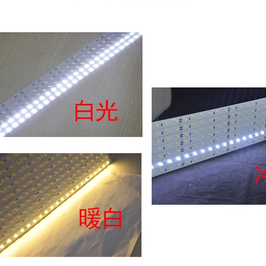 7020 SMD LED bar light 72LEDs Super Bright rigid Hard Strip lamps 12V cool white pure white 6000k 7020 LED rigid bar light