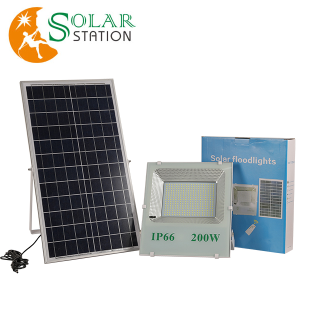 Wholesale price garden solar power flood light led 200w