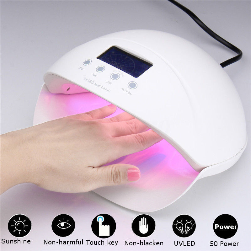 OEM/DOM Gel Professional 50W Finger UV Led redlight nail lamp