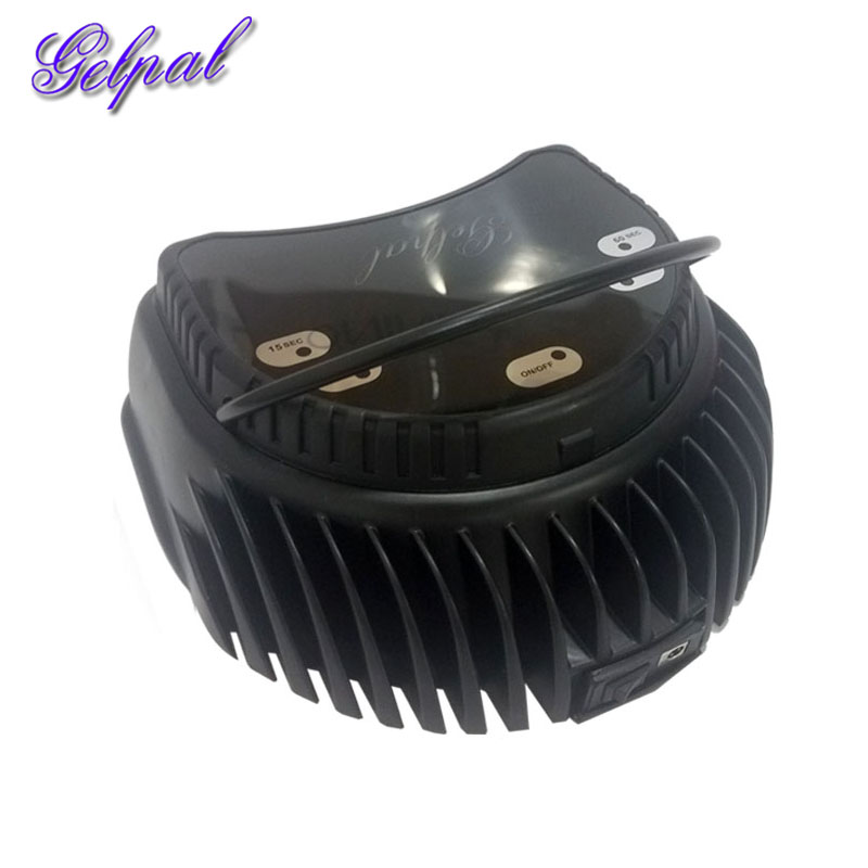 GelPal New pattern Aluminium alloy portable waterproof 60w nail dryer led uv lamp