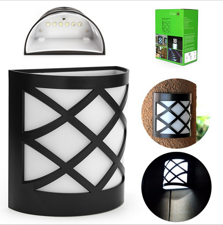 LED Security Light Waterproof Fence Lamps with PIR Motion Sensor 4 Lighting Mode for Garage Deck Garden Wall
