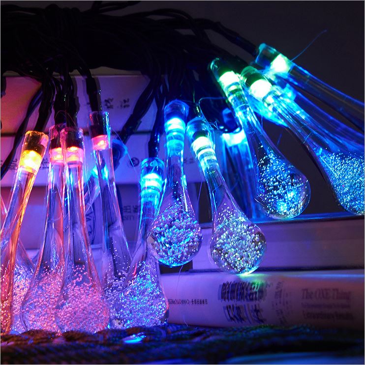 30LED solar light string outdoor waterproof garden festival string lights Christmas solar string lights