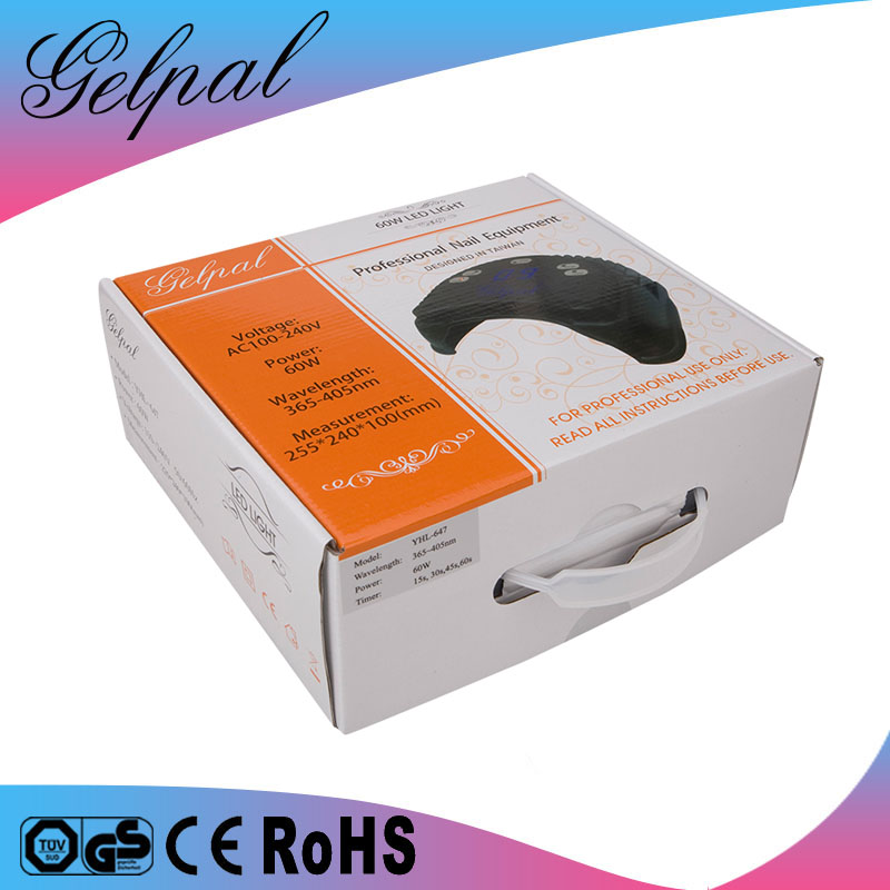 GelPal nail supplies in vietnam Rechargeable battery 60w led uv gel nails kit with lamp