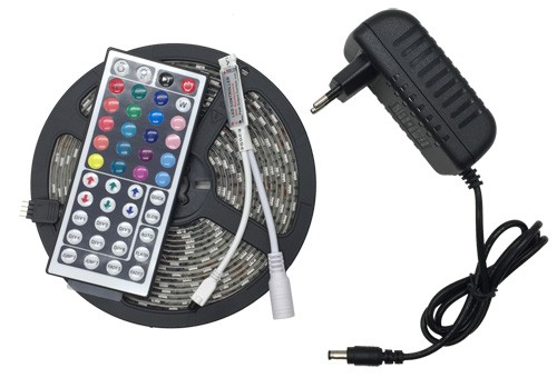 5050 RGB 12v LED Music strip kit with IR remote controller