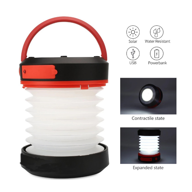 Cob Light Lamp Portable 18650 Li Ion Battery Led Camping Lantern