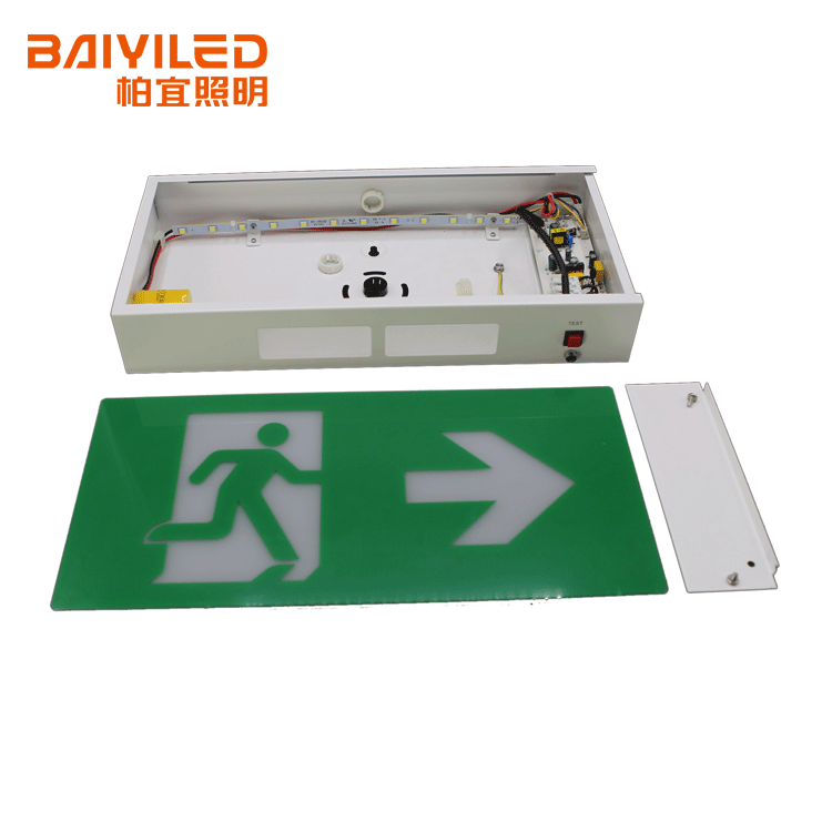 Cold Steel 3 Hours battery back up LED Emergency Exit Sign