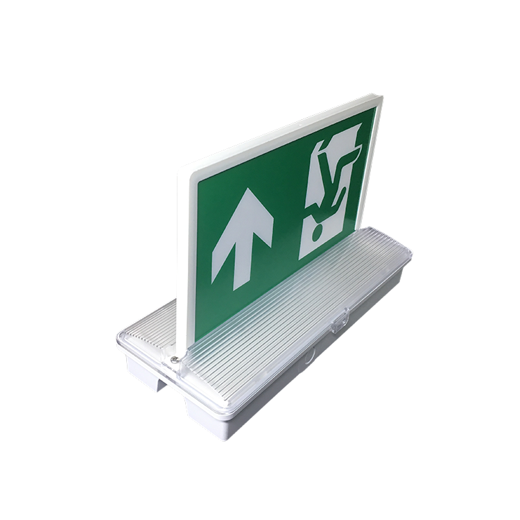 Rechargeable Exit Sign Auto Test Led Emergency Light Hardwired