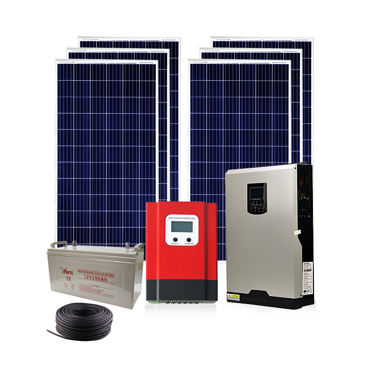 10KW grid connect solar power system without battery