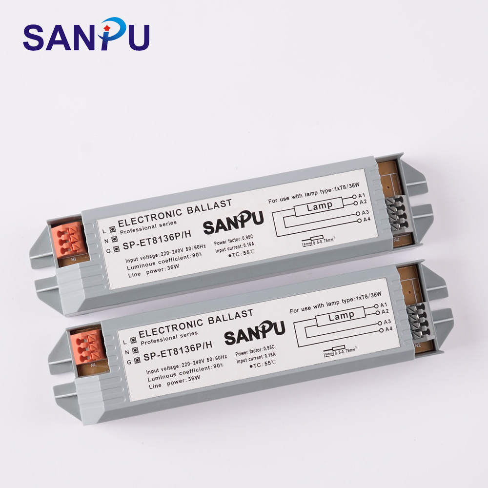 CE EMC Electronic Ballast T8 1x36W for fluorescent lamps