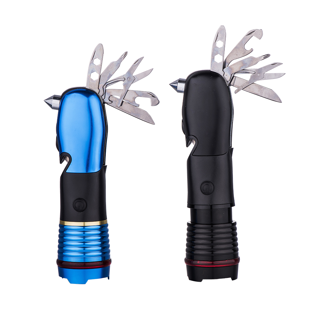 Aluminum Multi-tools Flashlight With Emergency White Flash