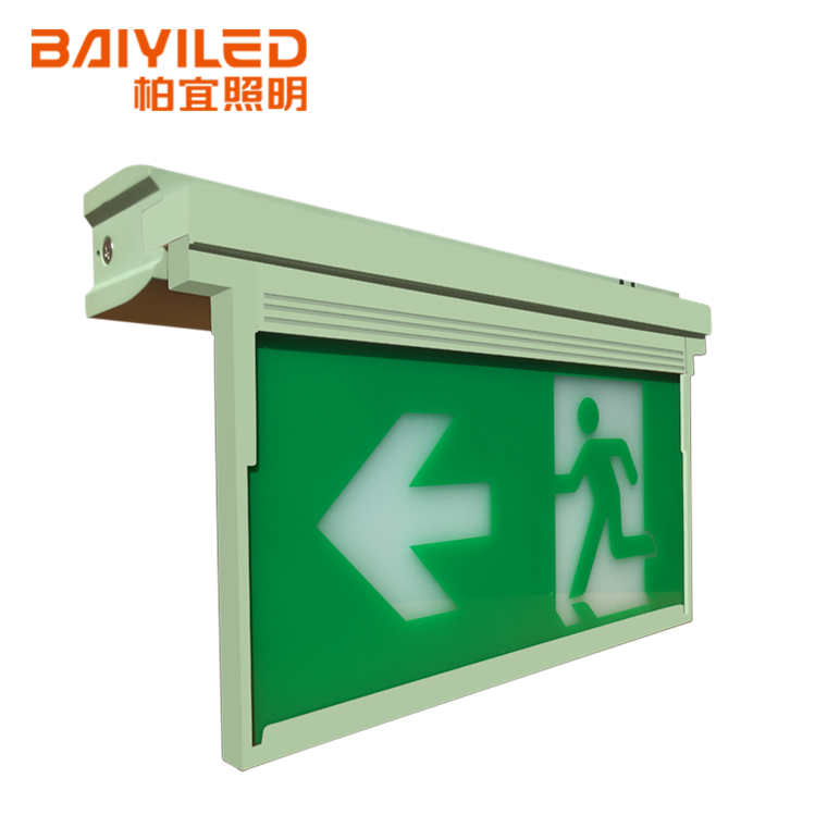 Building Battery Operated Sign Box Tunnel Led Exit Retrofit Led Emergency Light