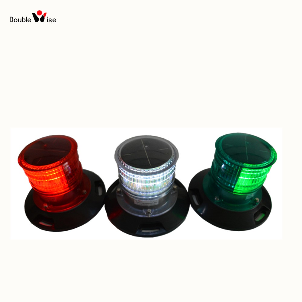 Cheap price 3NM  Barge dredger Boat Signal Equipment Solar powered Marine Navigation Light