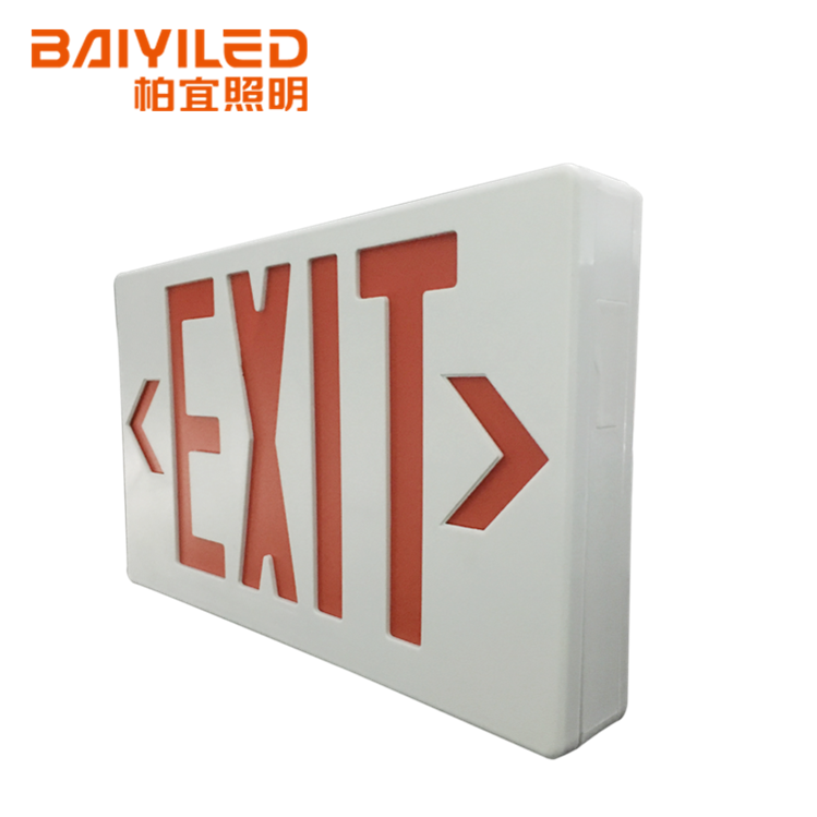 Safety Lighted Combo 60W Module New Style Emergency Led Illuminated Exit Sign