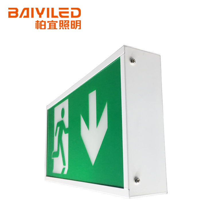 Led 2d Bulkhead Lamp Sided Fire Luminous Safety Exit Sign