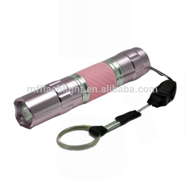 Wholesale Single AA Battery Operated 0.5Watts LED Keychain Flashlights