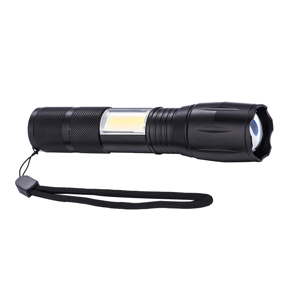 Tactical Lamp 10w 300lm Adjustable Focus Zoomable Torch Light 3 Modes Handheld Mini LED Flashlight