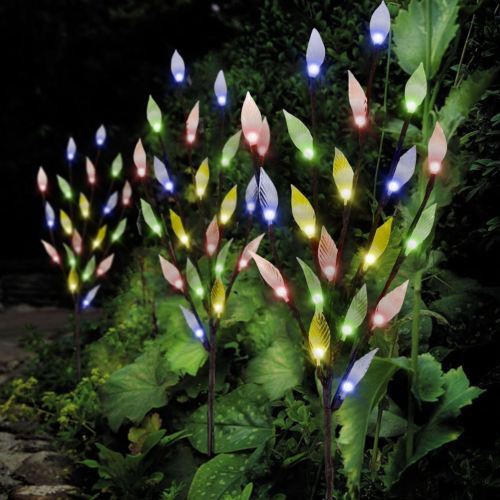 Path Borders Outdoor Garden solar light Clear solar power Twig 20 LED Tree Branch Lights