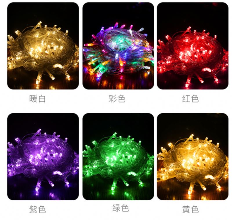 2019 Factory Wholesale Novelty RGB Color Changing Outdoor Christmas Remote Control Led String Lights