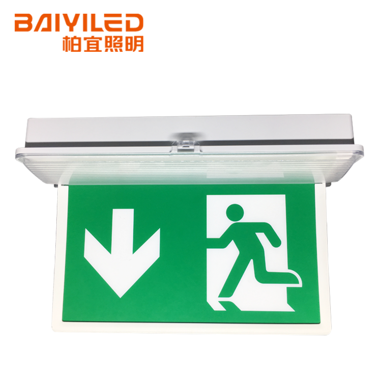 Lighting Signage Light Explosion-Proof Lamp Emergency Super Led Edge Lit Exit Sign