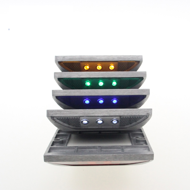 High quality Factory Price  load capacity PC round shape flashing solar led cat eyes road stud