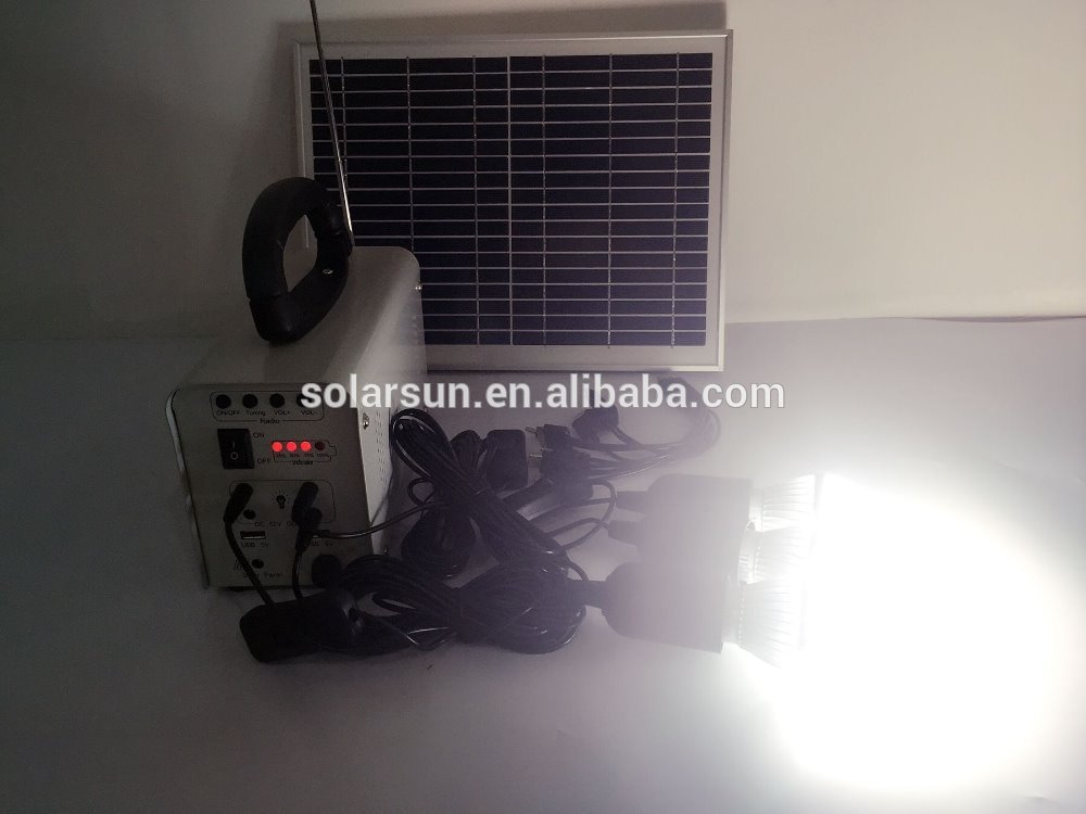 6W 10W 20W 30W 50W portable home design solar power system/ solar home lighting system with solar