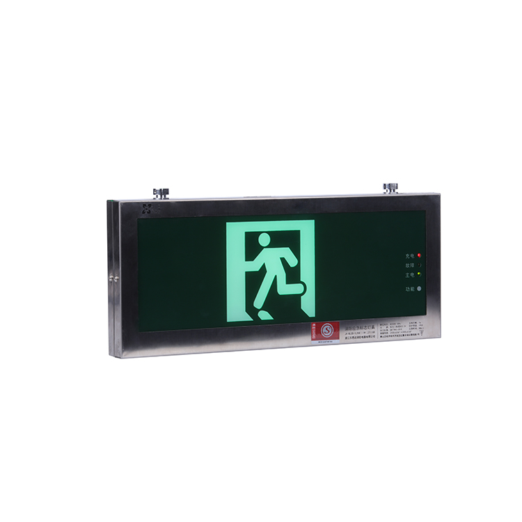 Evacuation light emergency exit sign board