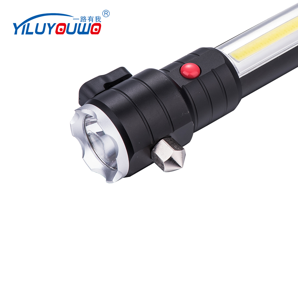 High power aluminum COB led flashlight