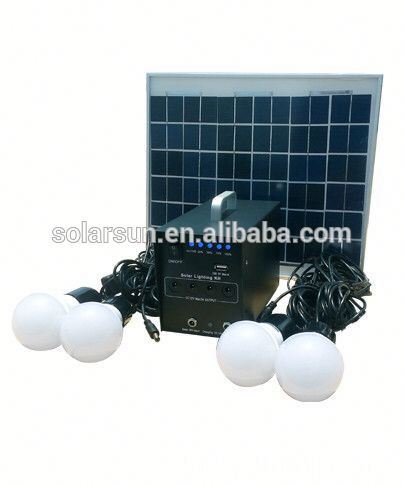 Outdoor lighting solar energy light Kit with 7W solar Panel Sensing headlamp For Camping Hiking Fishing