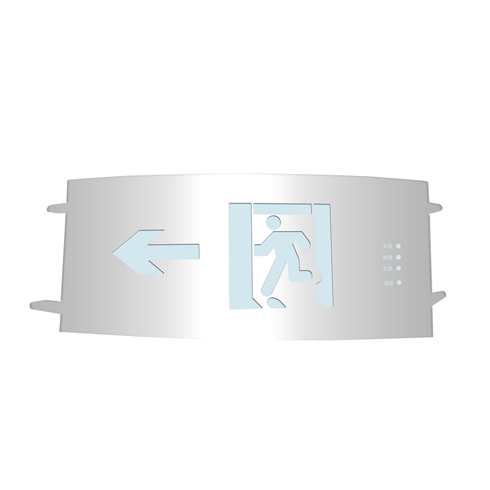 LST 120Y morden design hot sale led rechargeable emergency exit sign used on cylinder surface