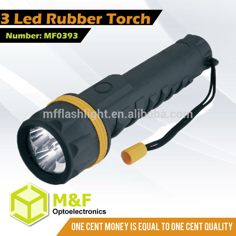 Powerful And Cheap Led Flashlights Plastic Flashlight Battery