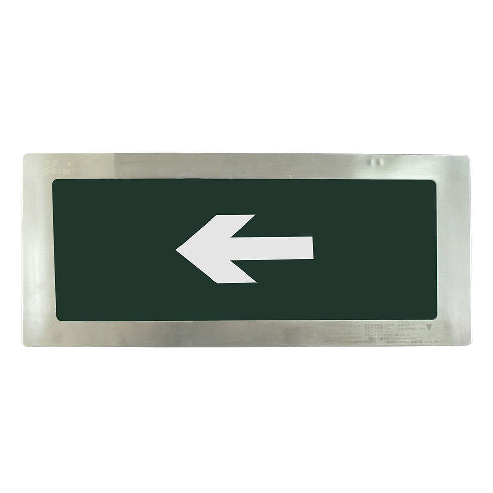 Hot sale fire resistant led rechargeable emergency sign board