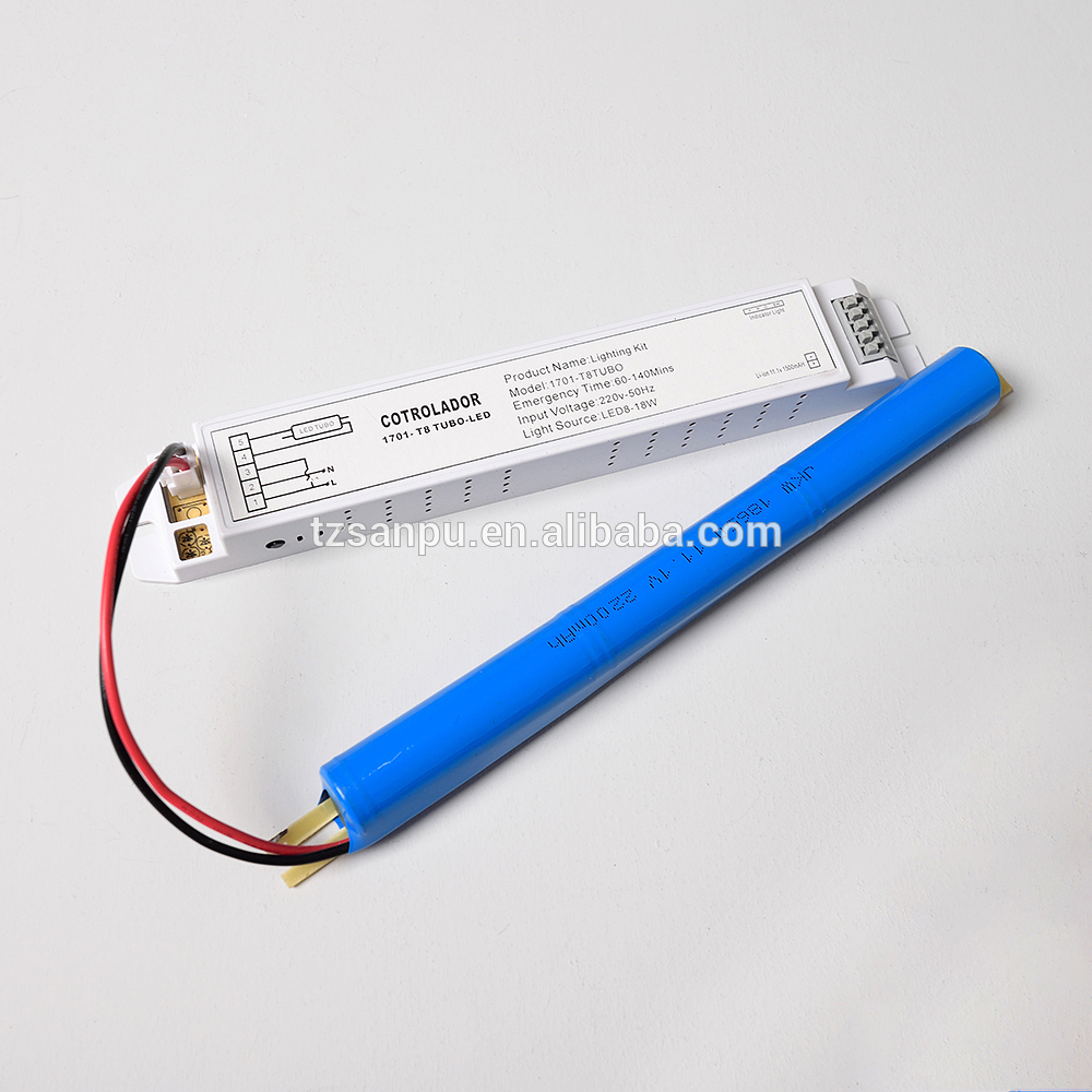 Emergency conversion kit for t8 LED tube light 0.6m 1.2m 5-18W 1-4hours